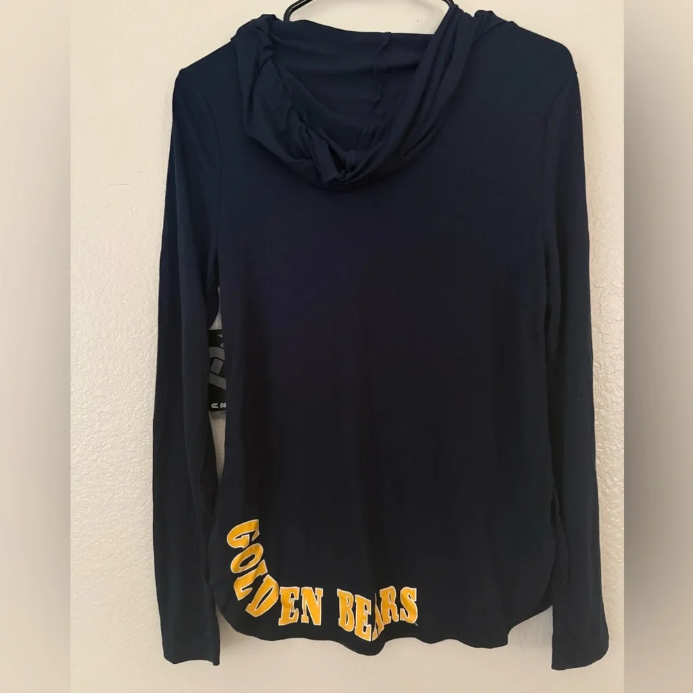 NWT Colosseum Women's  CALINFORNIA GOLDEN BEARS OFFICIAL Thin navy hoodie. - Picture 5 of 7